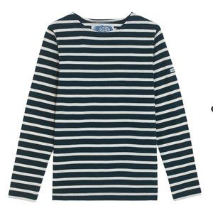 The Breton Shirt Company Breton Stripe Long Sleeve Shirt Navy